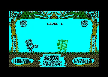 Ninja Hamster (UK) (1987) screen shot game playing